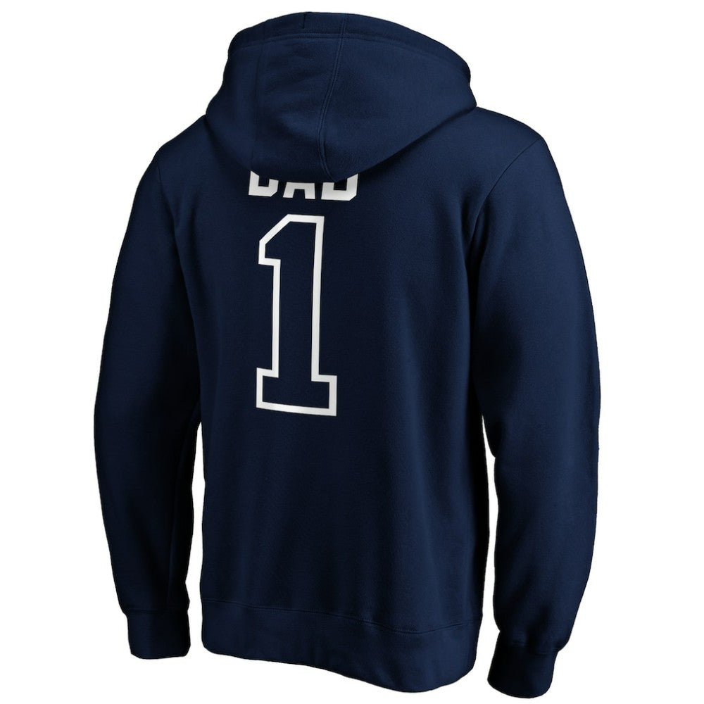 Tampa Bay Rays Father's Day #1 Dad Pullover Hoodie - Navy