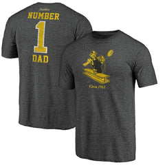 NFL Pittsburgh Steelers #1 Dad Team Logo T-Shirt