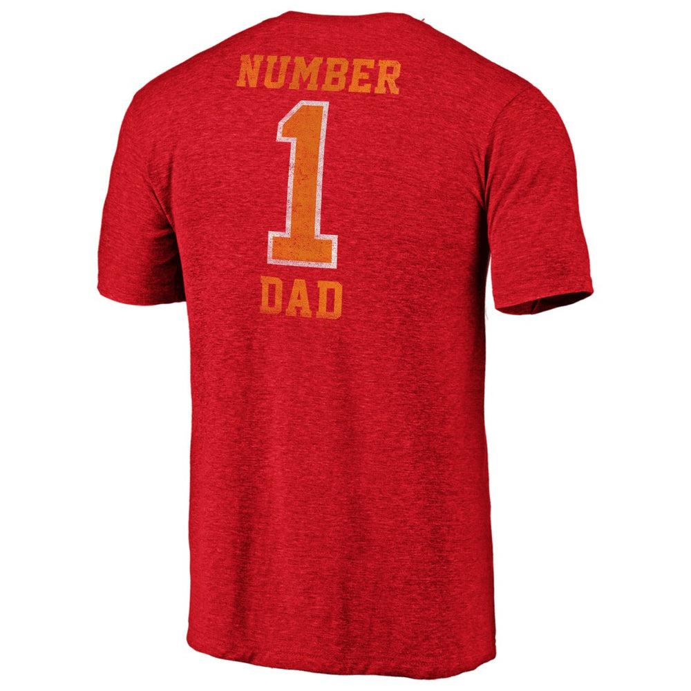 NFL Tampa Bay Buccaneers #1 Dad Team Logo T-Shirt