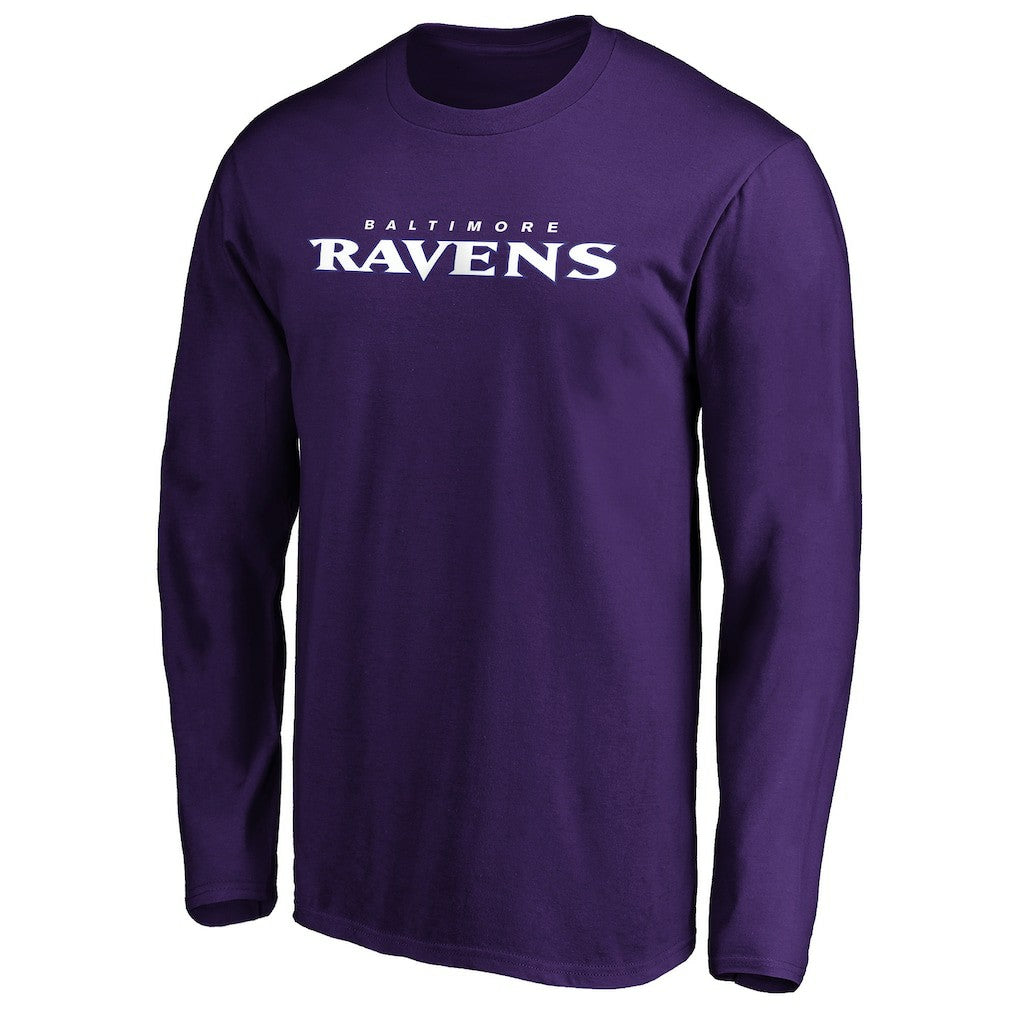 NFL Baltimore Ravens #1 Dad Long Sleeve Team Logo T-Shirt