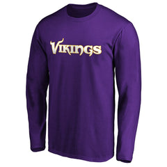 NFL Minnesota Vikings #1 Dad Long Sleeve Team Logo T-Shirt