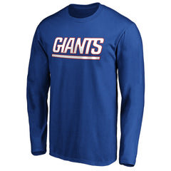 NFL New York Giants #1 Dad Long Sleeve Team Logo T-Shirt