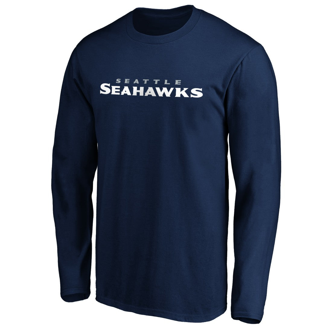 NFL Seattle Seahawks #1 Dad Long Sleeve Team Logo T-Shirt