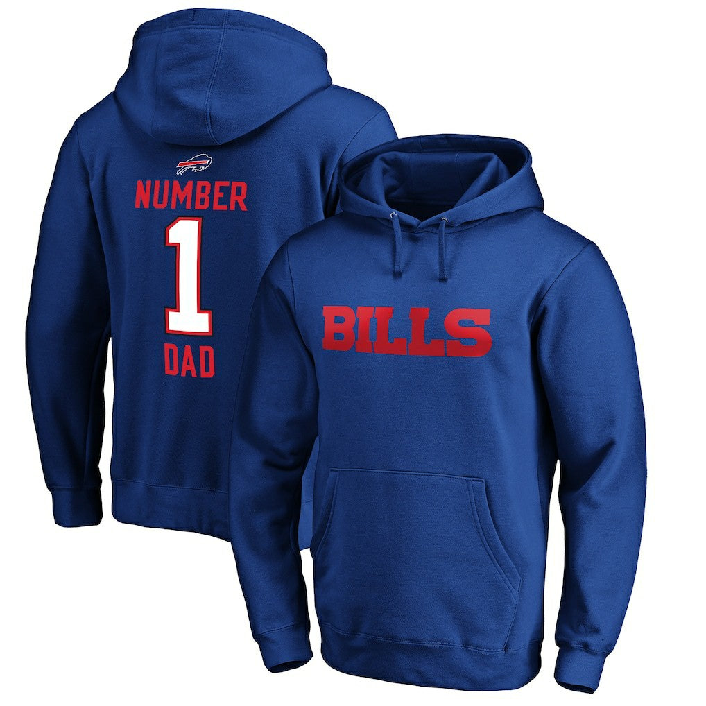 NFL Buffalo Bills #1 Dad Pullover Hoodie