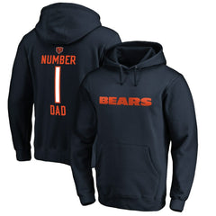 NFL Chicago Bears #1 Dad Pullover Hoodie