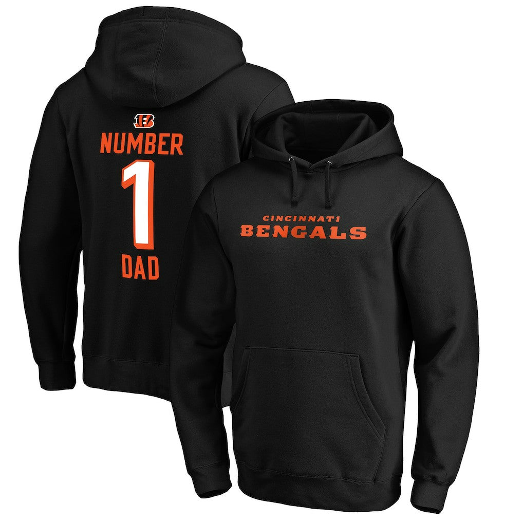NFL Cincinnati Bengals #1 Dad Pullover Hoodie