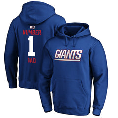 NFL New York Giants #1 Dad Pullover Hoodie