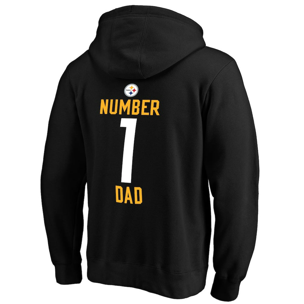 NFL Pittsburgh Steelers #1 Dad Pullover Hoodie