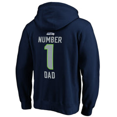 NFL Seattle Seahawks #1 Dad Pullover Hoodie