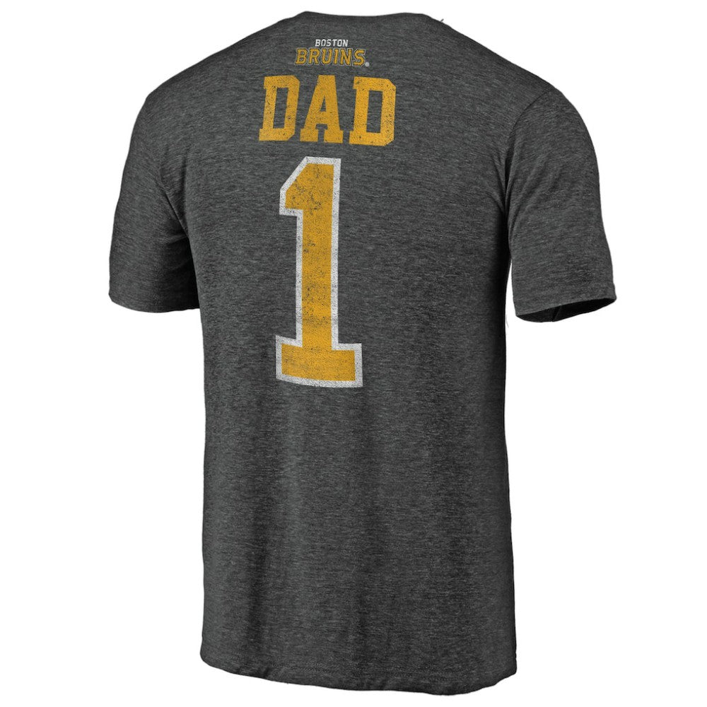 Boston Bruins Greatest Dad Tri-Blend T-Shirt