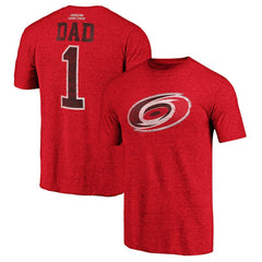 Carolina Hurricanes Greatest Dad Tri-Blend T-Shirt