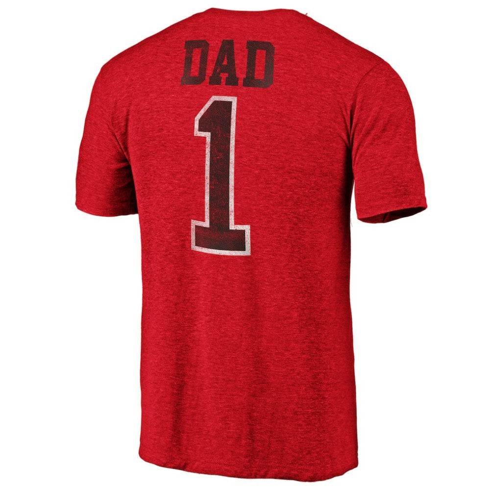 New Jersey Devils Greatest Dad Tri-Blend T-Shirt