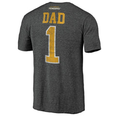 Pittsburgh Penguins Greatest Dad Tri-Blend T-Shirt
