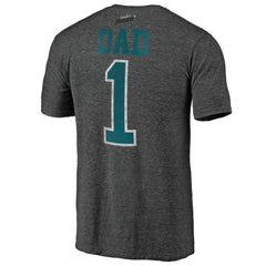 San Jose Sharks Greatest Dad Tri-Blend T-Shirt