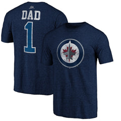 Winnipeg Jets Greatest Dad Tri-Blend T-Shirt