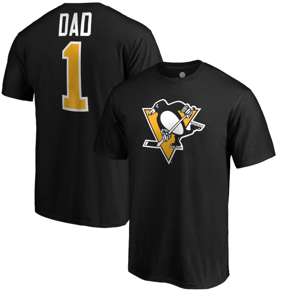 Pittsburgh Penguins #1 Dad Logo T-Shirt