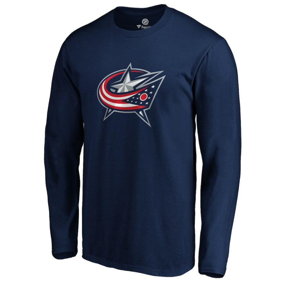 Columbus Blue Jackets #1 Dad Long Sleeve T-Shirt
