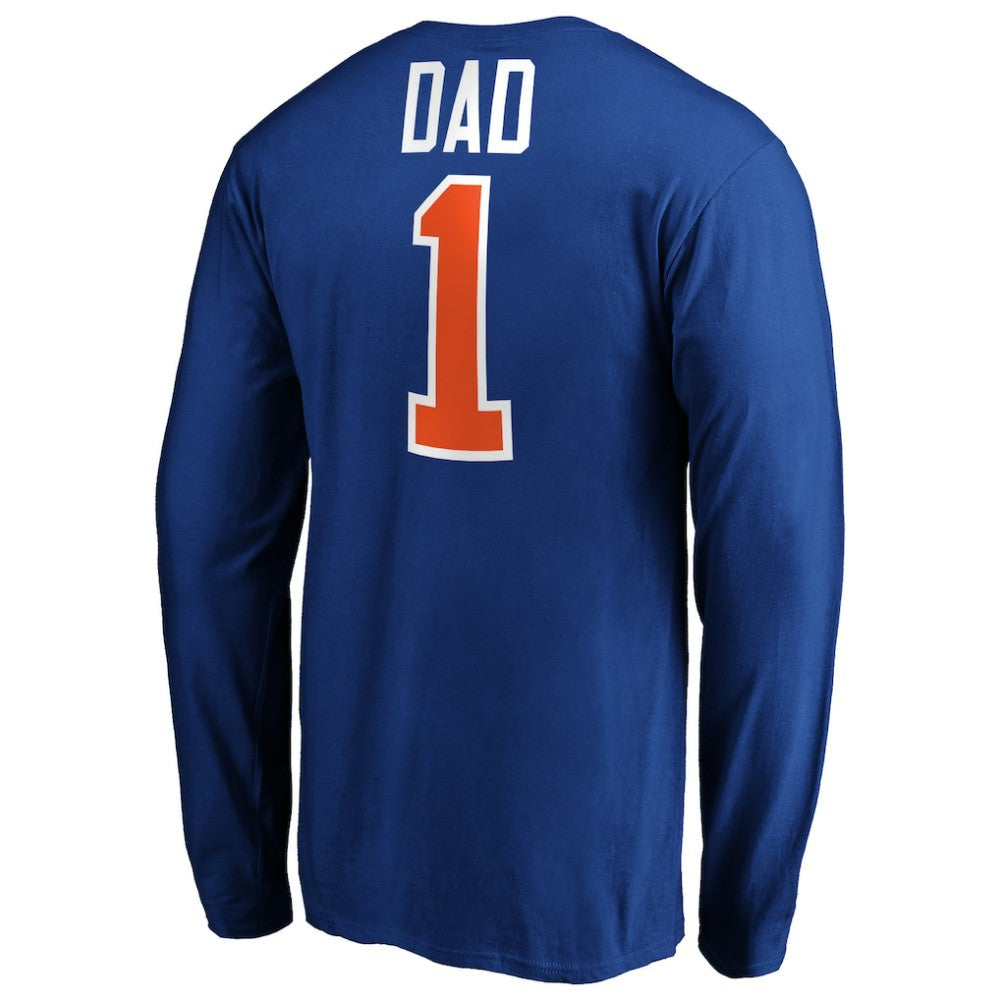 New York Islanders #1 Dad Long Sleeve T-Shirt