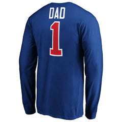 New York Rangers #1 Dad Long Sleeve T-Shirt