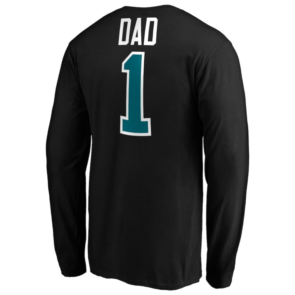 San Jose Sharks #1 Dad Long Sleeve T-Shirt