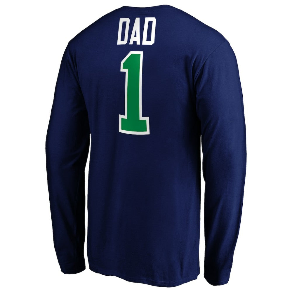 Vancouver Canucks #1 Dad Long Sleeve T-Shirt
