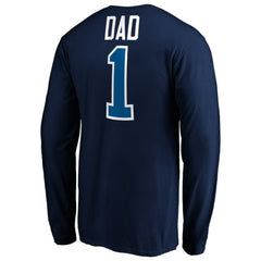 Winnipeg Jets #1 Dad Long Sleeve T-Shirt