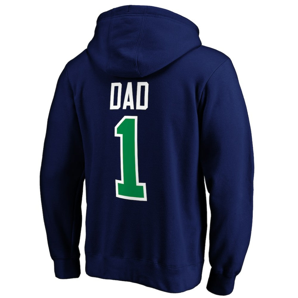 Vancouver Canucks #1 Dad Pullover Hoodie