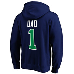 Vancouver Canucks #1 Dad Pullover Hoodie