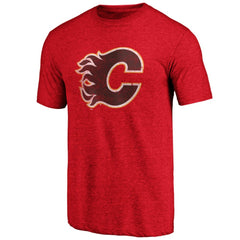 Calgary Flames Greatest Dad Tri-Blend T-Shirt