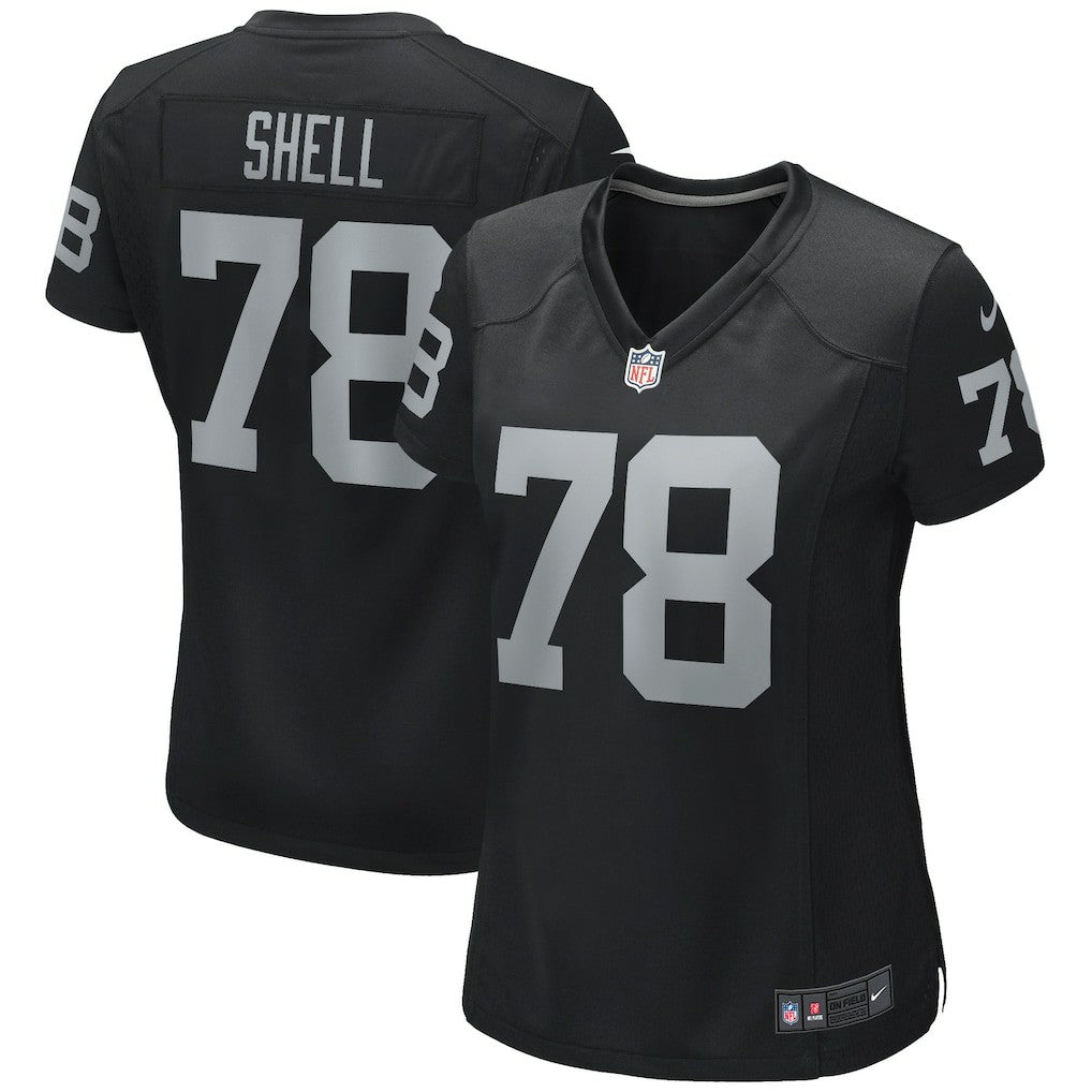 NFL Las Vegas Raiders Art Shell  Women's Game Retired Player Jersey