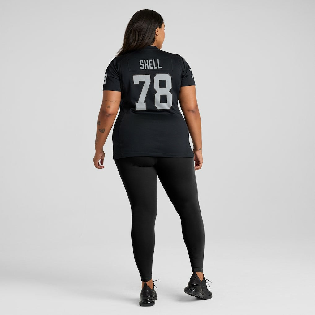 NFL Las Vegas Raiders Art Shell  Women's Game Retired Player Jersey