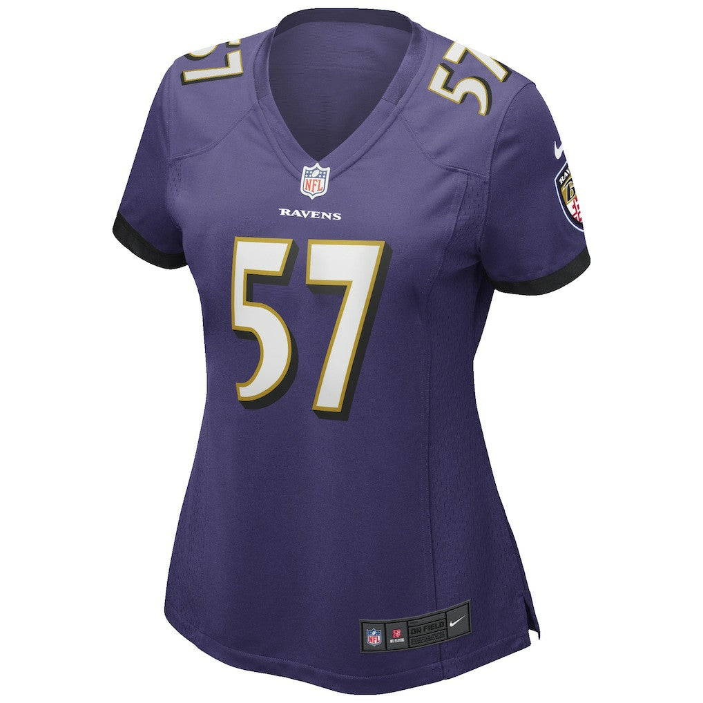 NFL Baltimore Ravens Bart Scott  Women's Game Retired Player Jersey