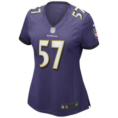 NFL Baltimore Ravens Bart Scott  Women's Game Retired Player Jersey