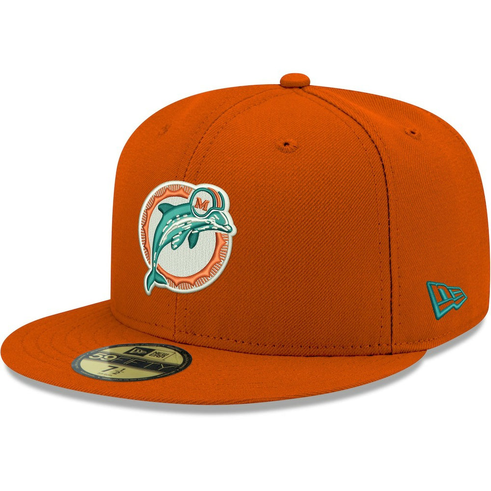 NFL Miami Dolphins Omaha Throwback 59FIFTY Fitted Hat