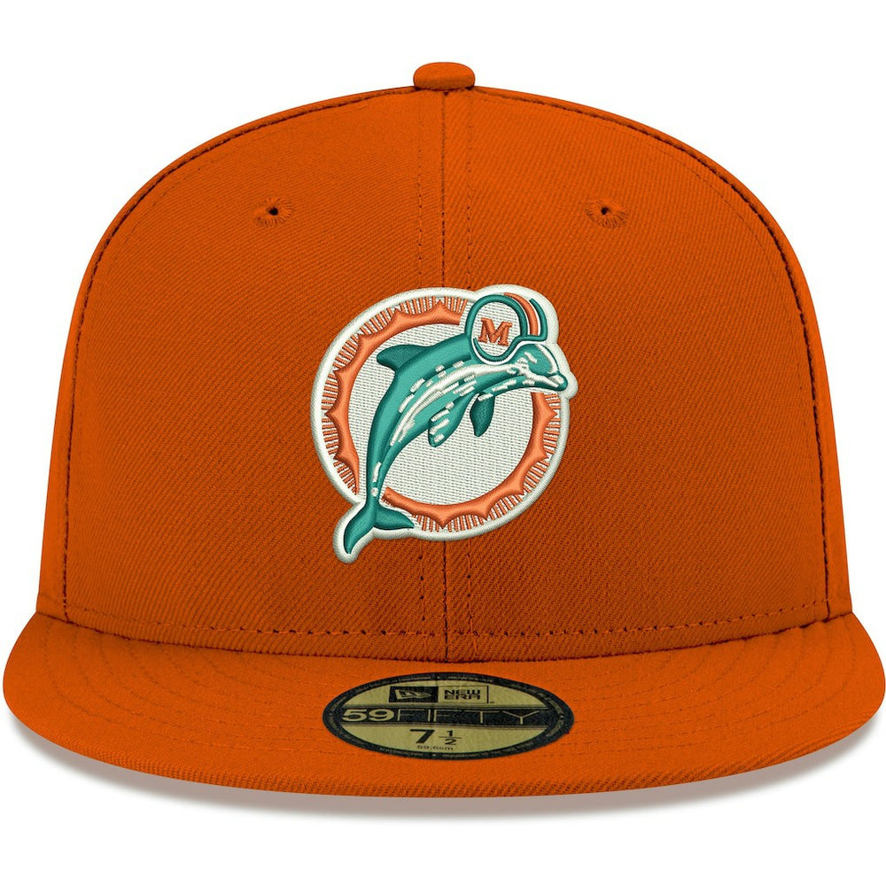 NFL Miami Dolphins Omaha Throwback 59FIFTY Fitted Hat