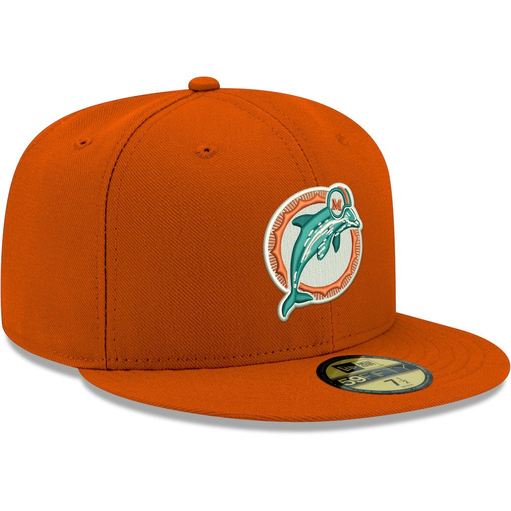 NFL Miami Dolphins Omaha Throwback 59FIFTY Fitted Hat