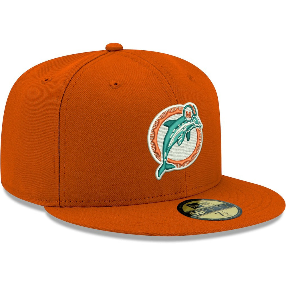 NFL Miami Dolphins Omaha Throwback 59FIFTY Fitted Hat