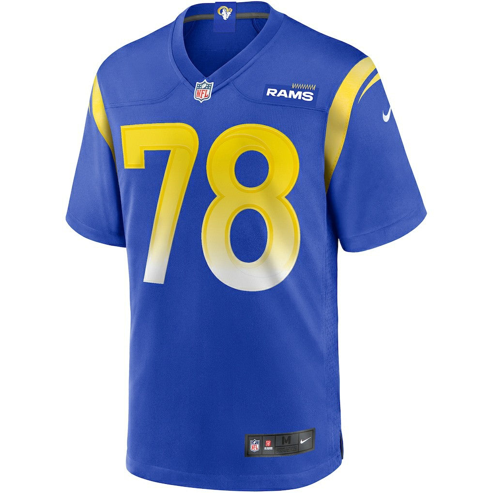 NFL Los Angeles Rams Jackie Slater  Game Retired Player Jersey