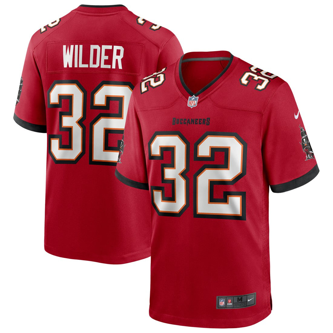 NFL Tampa Bay Buccaneers James Wilder  Game Retired Player Jersey