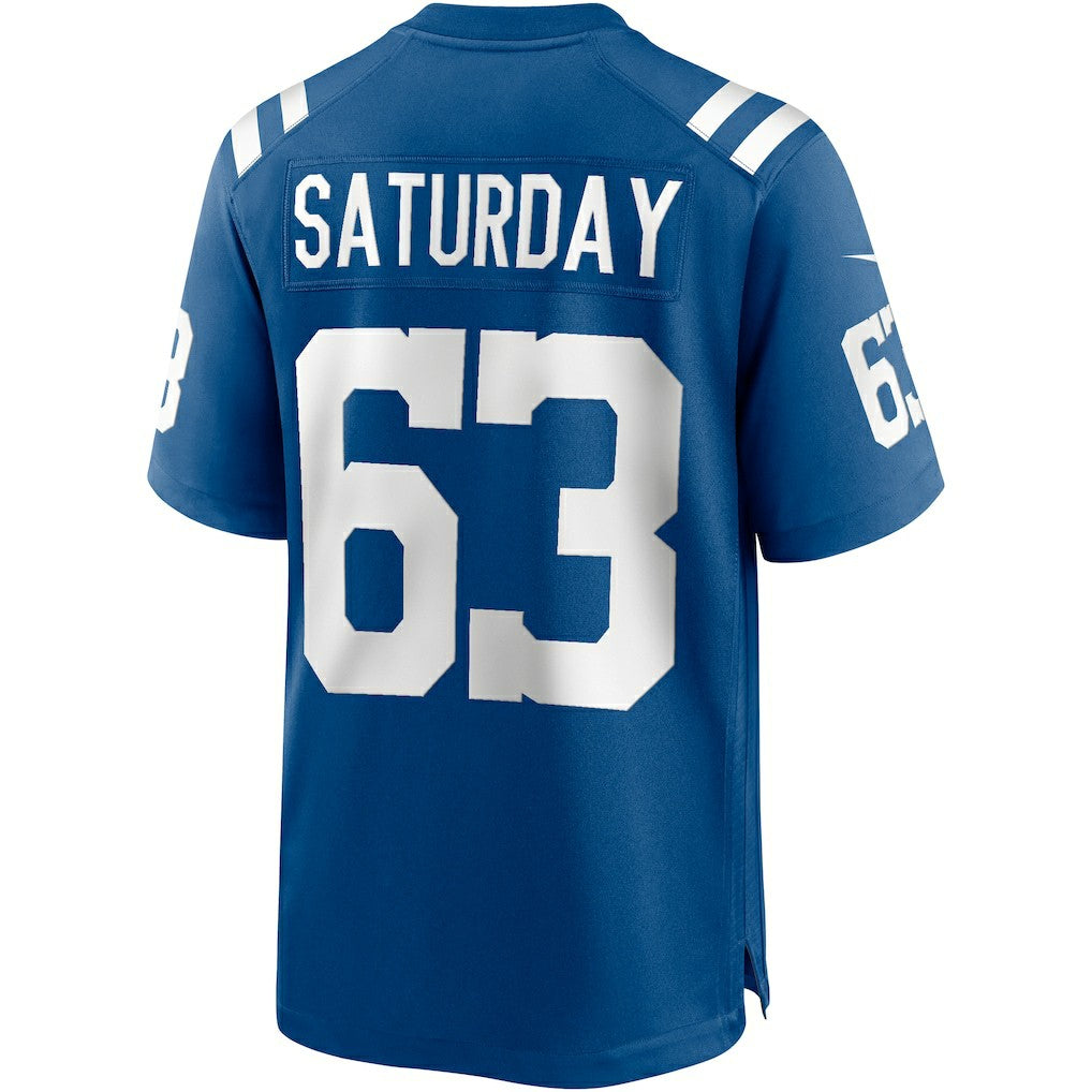 NFL Indianapolis Colts Jeff Saturday  Game Retired Player Jersey