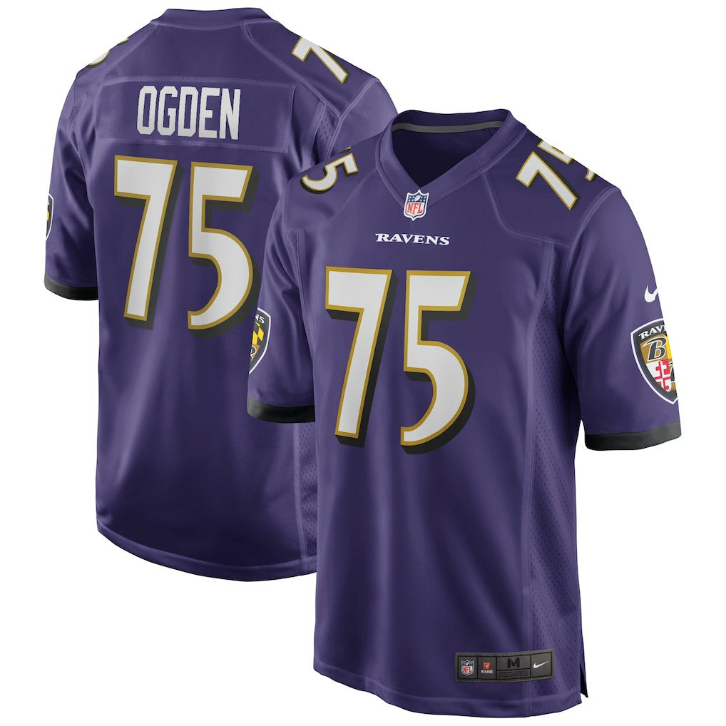 NFL Baltimore Ravens Jonathan Ogden  Game Retired Player Jersey