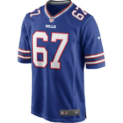 NFL Buffalo Bills Kent Hull  Game Retired Player Jersey