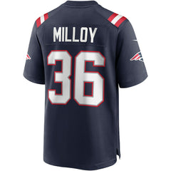 NFL New England Patriots Lawyer Milloy  Game Retired Player Jersey