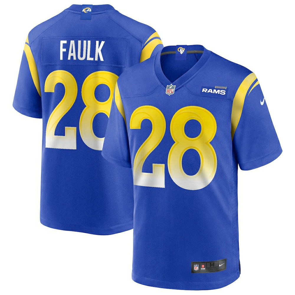 NFL Los Angeles Rams Marshall Faulk  Game Retired Player Jersey