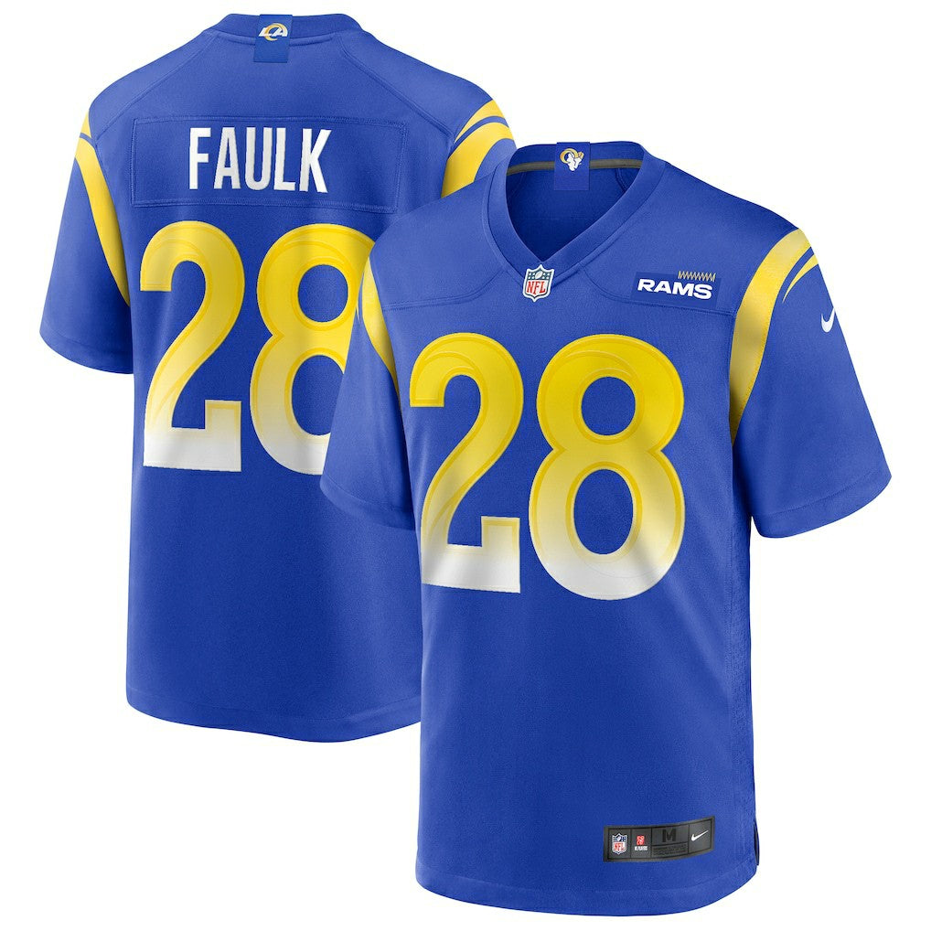 NFL Los Angeles Rams Marshall Faulk  Game Retired Player Jersey
