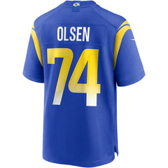 NFL Los Angeles Rams Merlin Olsen  Game Retired Player Jersey