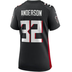 NFL Atlanta Falcons Jamal Anderson  Women's Game Retired Player Jersey
