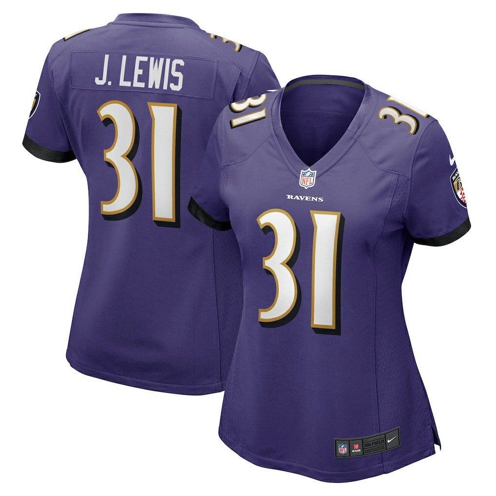 NFL Baltimore Ravens Jamal Lewis  Women's Game Retired Player Jersey