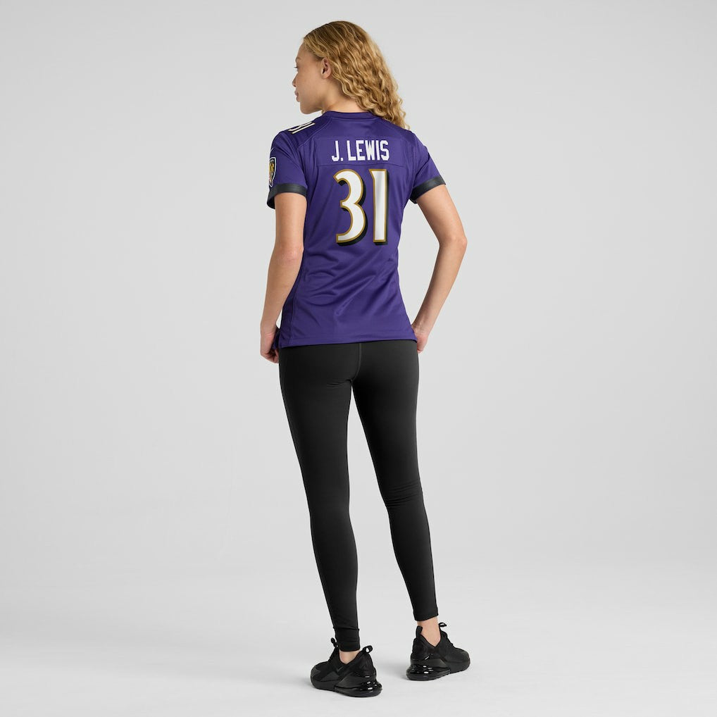 NFL Baltimore Ravens Jamal Lewis  Women's Game Retired Player Jersey