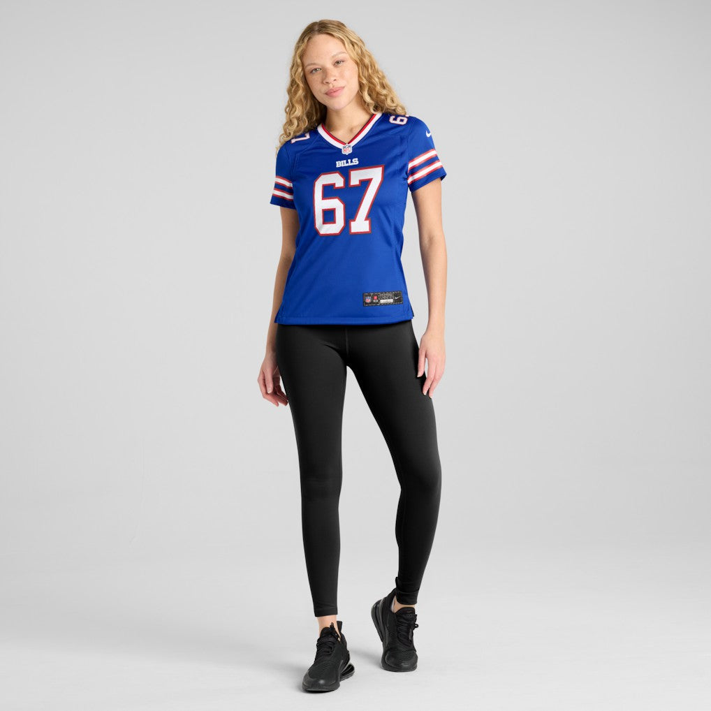 NFL Buffalo Bills Kent Hull  Women's Game Retired Player Jersey